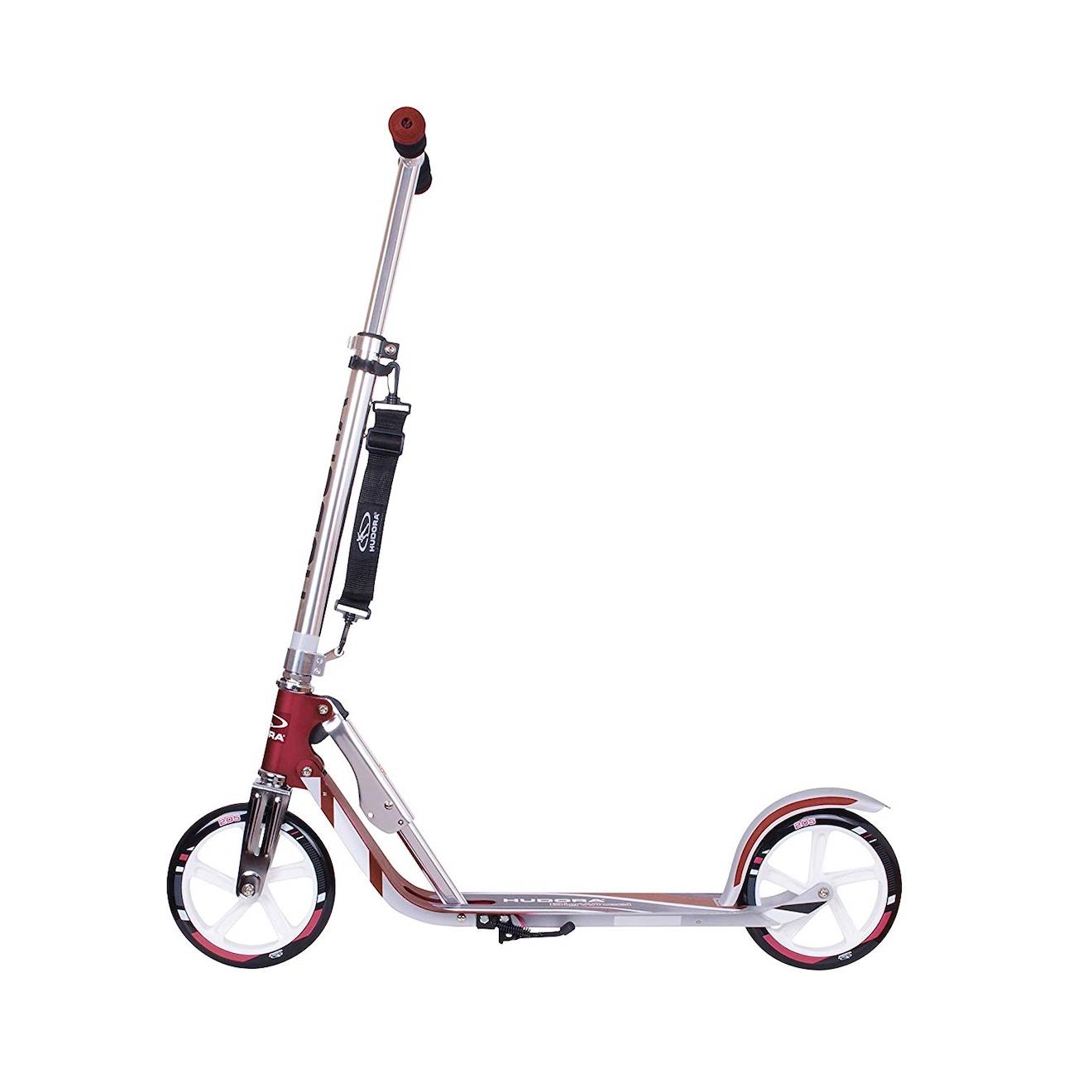Trottinette Aluminium Big Wheel 205. Magenta / Argent Argent Et Rouge