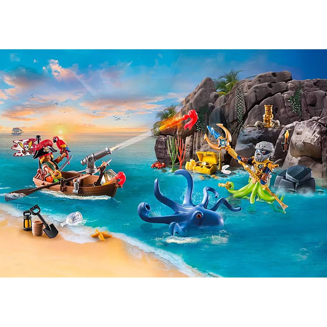 Calendrier De L'avent Pirates 71636 Multicolore