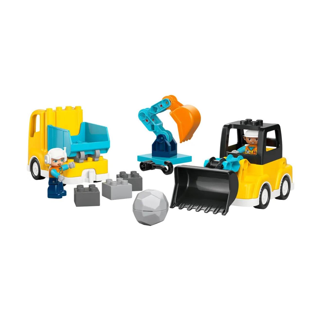 Duplo les véhicules de chantier 3-en-1 10475 multicolore