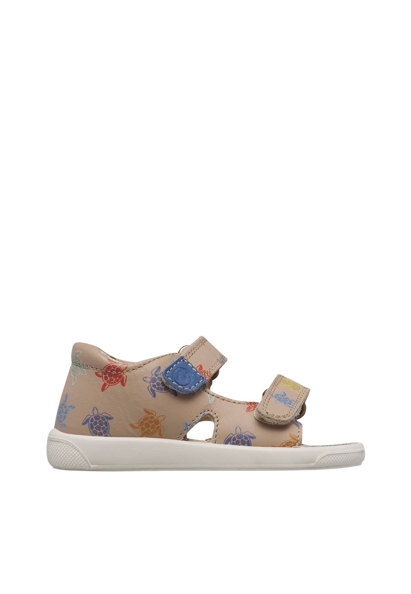 Sandales En Cuir July Gris Tourterelle-marine