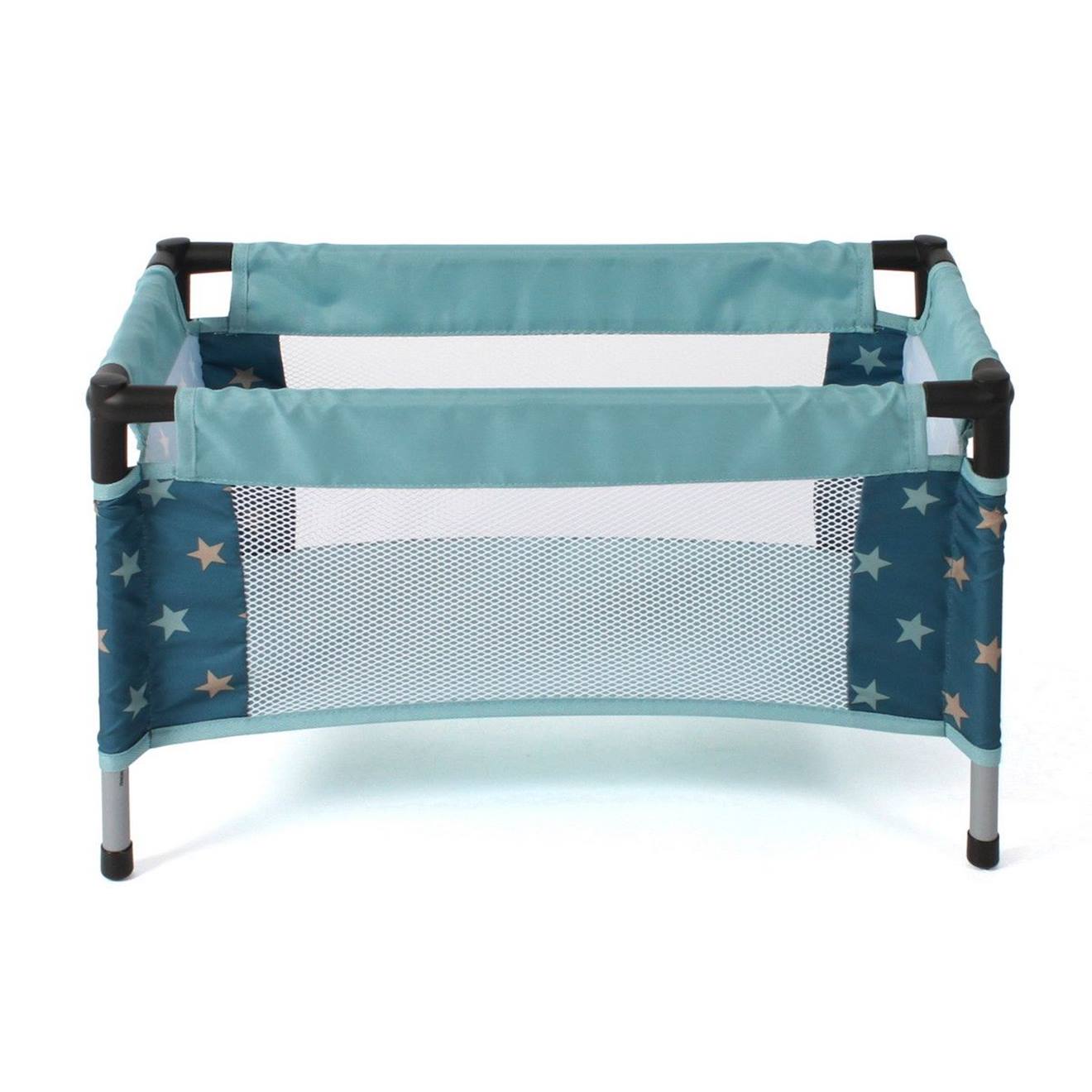 Lit De Voyage Pour Poupées Sternchen Turquoise Bleu Lit De Voyage Pour Poupées Sternchen Turquoise Bleu