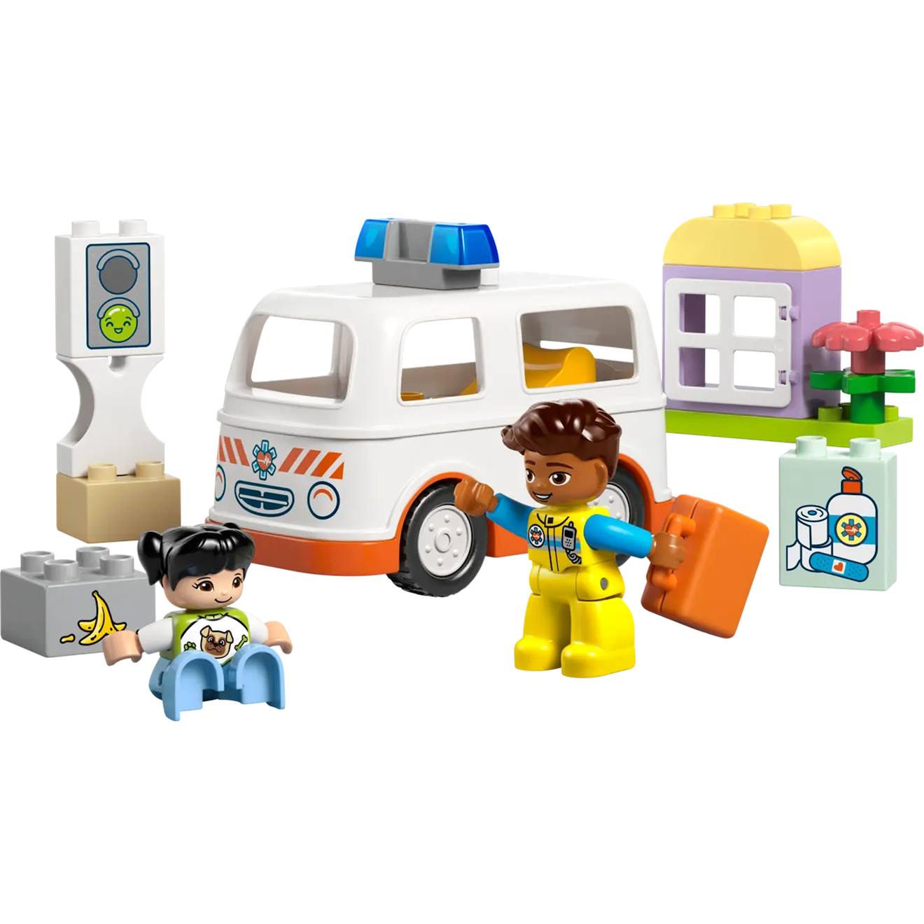 Duplo L'ambulance Et Le Chauffeur 10447 Multicolore
