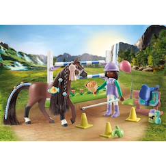 Jouet-Horses of waterfall zoe & blaze avec parcours d'obstacles 71355
