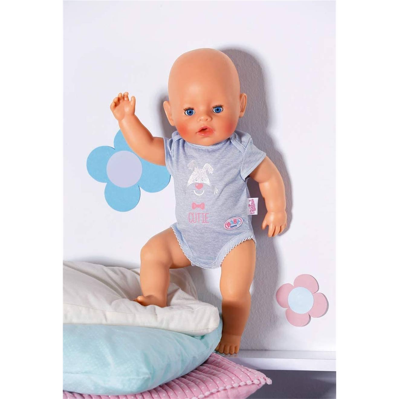 Baby Born Vêtements Pour Poupée 43 Cm Body Gris Gris