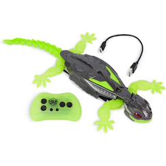 Jouet-Robot gecko télécommandé - grimpe mur et plafond