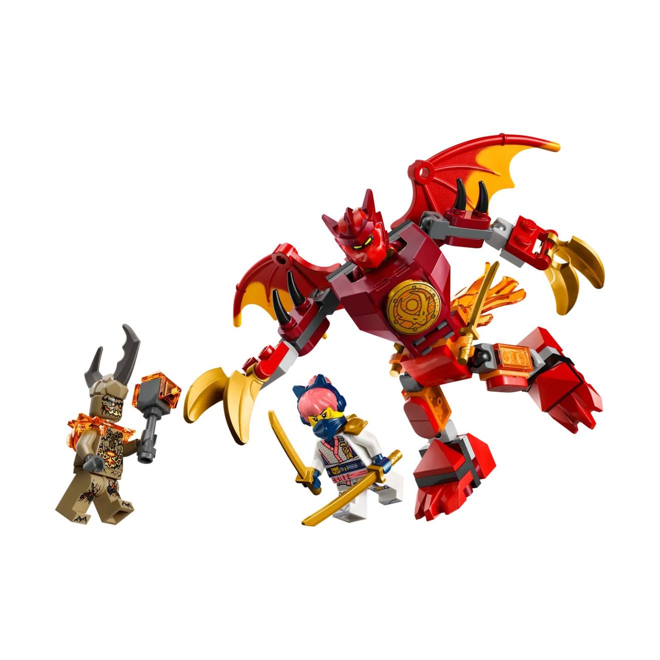 Ninjago Pack De Combat : Le Robot Dragon De Kai 71851 Multicolore