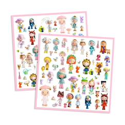 Jouet-Activités artistiques et musicales-Loisirs créatifs-Stickers le petit monde des tinyly