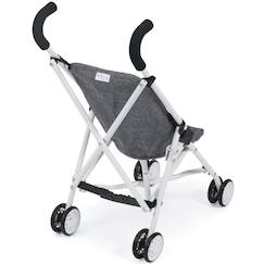 Jouet-Poupons et poupées-Poupées mannequins et accessoires-Mini-buggy roma jean gris pour poupée