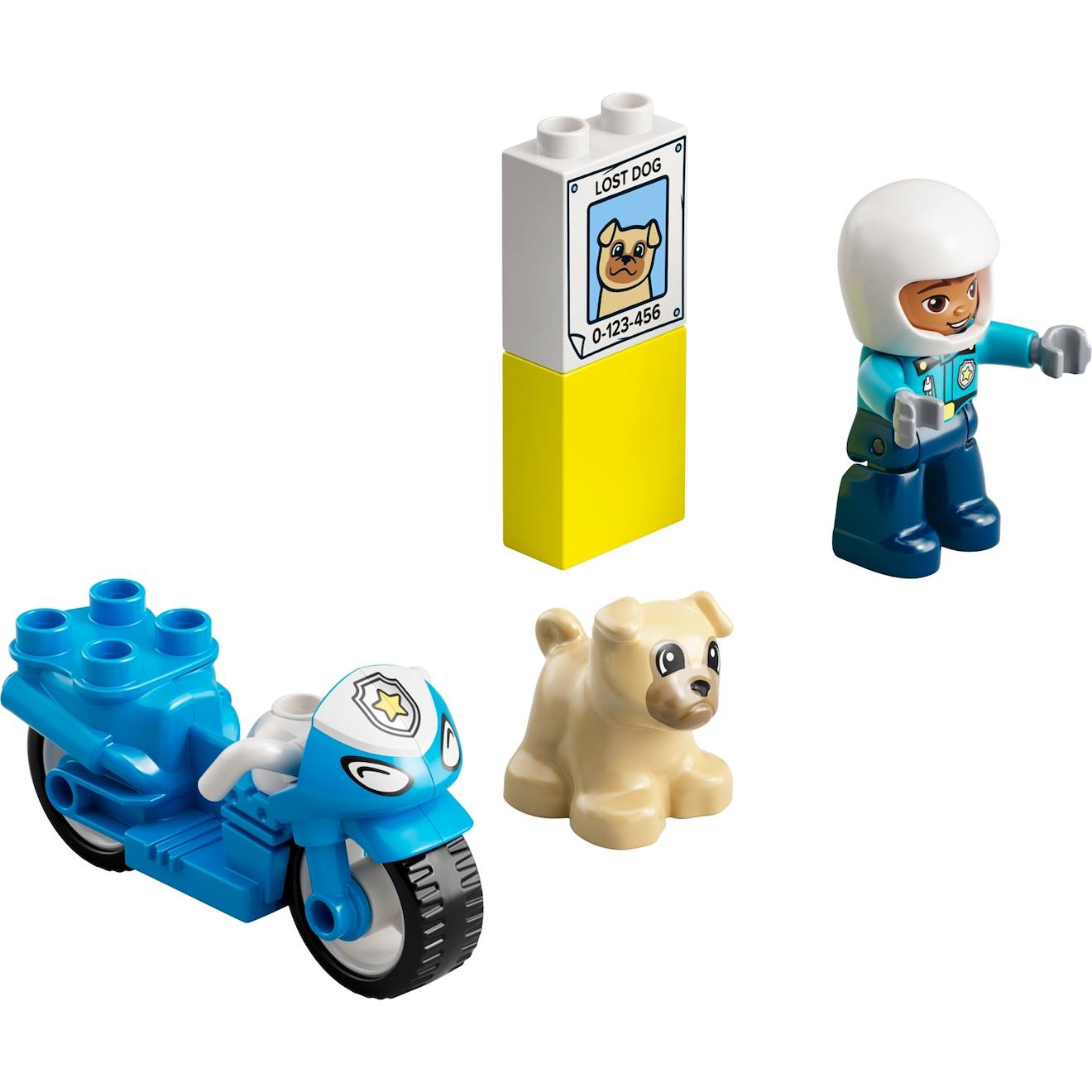 Lego Duplo - La Moto De Police - 10967 Multicolore