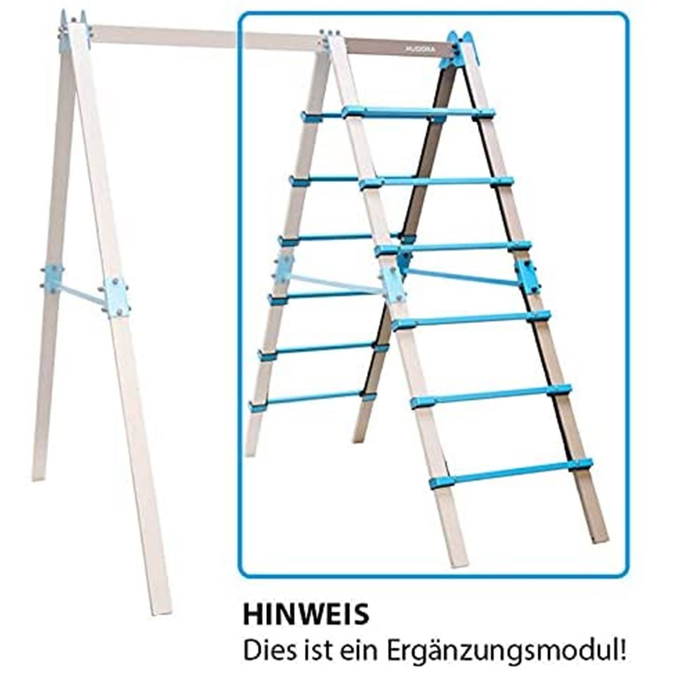 Balançoire Vario Module Complémentaire Échelle Beige Et Bleu