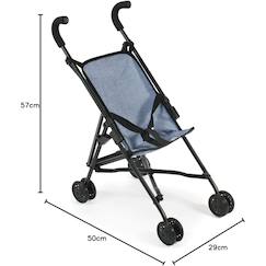 Jouet-Poupons et poupées-Poupées mannequins et accessoires-Mini-buggy roma jean bleu