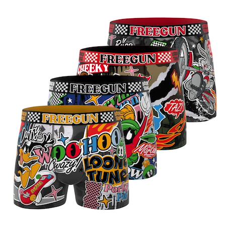 Garçon-Lot de 4 boxers  looney tunes