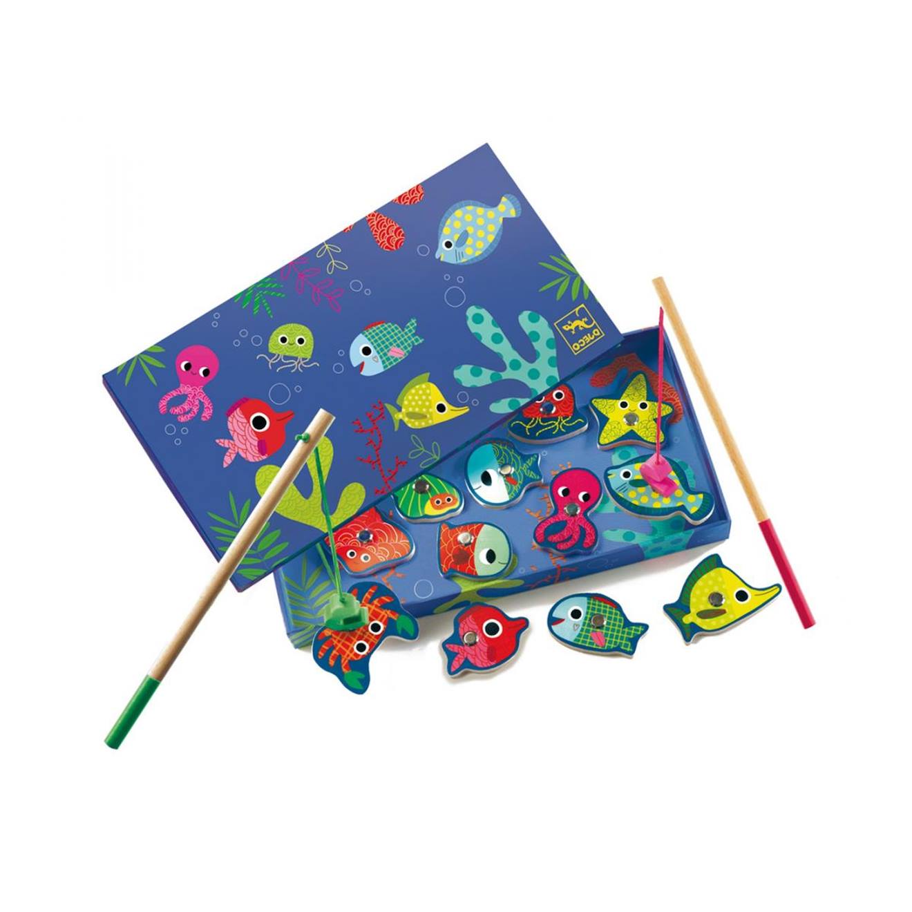 Jeu De Pêches Magnétique La Pêche Colorée Multicolore