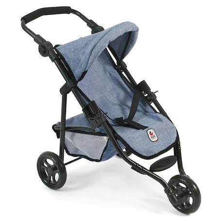 Petite poussette de jogging lola pour poupons Bleu+Gris et rose+Ros et gris+Rose+Rose clair+Rose et bleu+Rose et gris+Rose jean+Violet 2 - vertbaudet enfant 