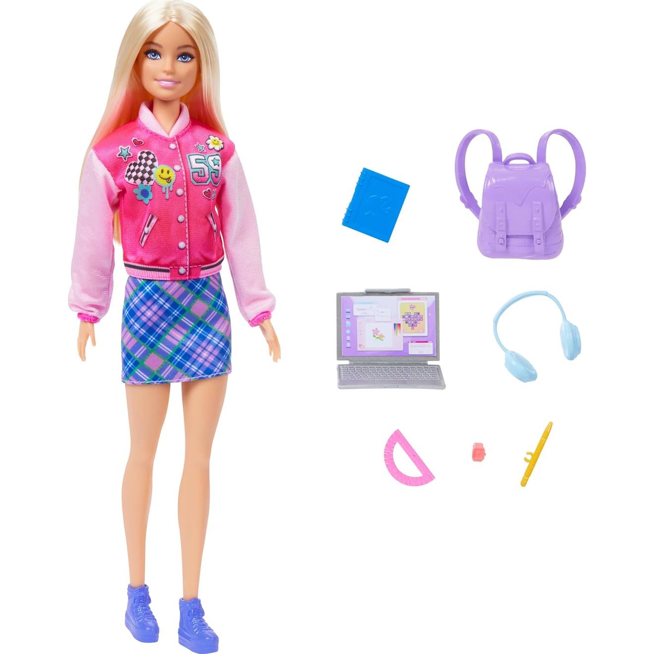 Barbie - Poupée Étudiante Rose