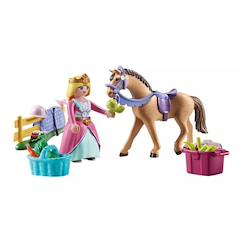 Jouet-Princess magic princesse cavalière, cheval et matériel équestre 71801
