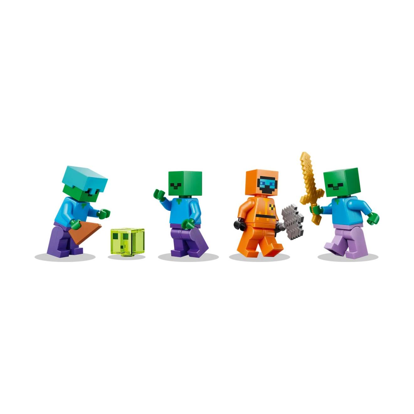 Minecraft Le Donjon De Zombies 21587 Multicolore