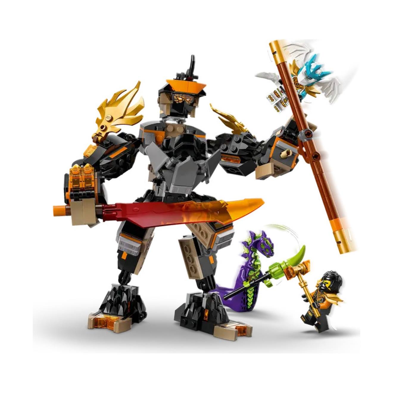 Ninjago La Mission Du Robot Cole Et Du Dragon Zane 71854 Multicolore