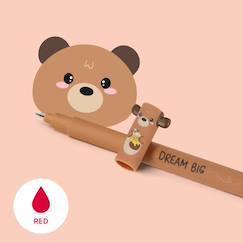 Jouet-Stylo à encre gel effaçable - teddy bear