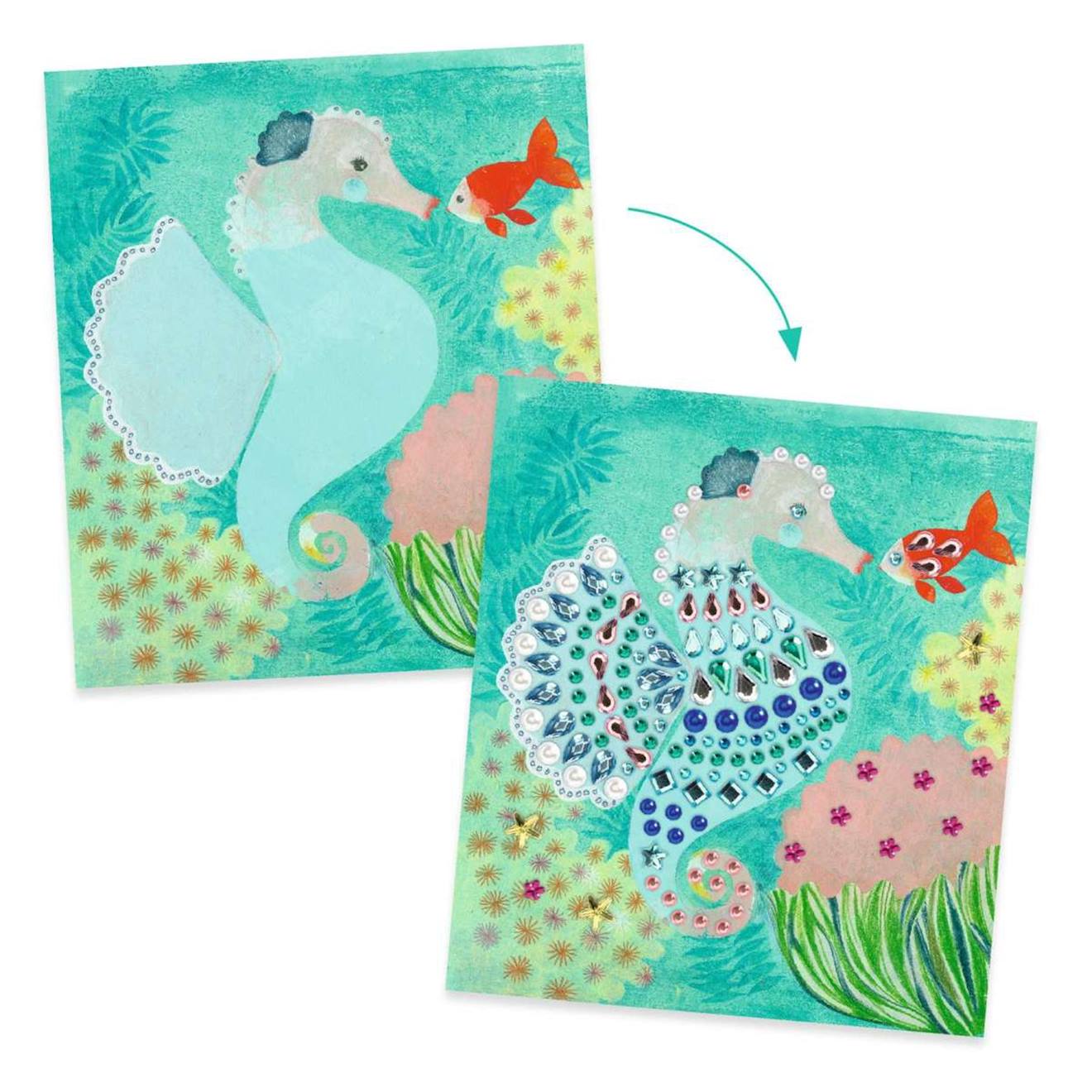 Ondes Aquatiques Artistic Strass Multicolore