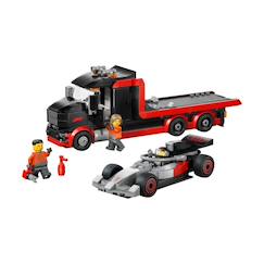 Jouet-City camion de f1® avec voiture de course de f1® audi 60493