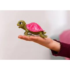Jouet-Jeux d'imagination-Figurines, mini mondes, héros et animaux-Bayala tortue de cristal
