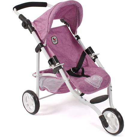 Petite poussette de jogging lola pour poupons Bleu+Gris et rose+Ros et gris+Rose+Rose clair+Rose et bleu+Rose et gris+Rose jean+Violet 21 - vertbaudet enfant 