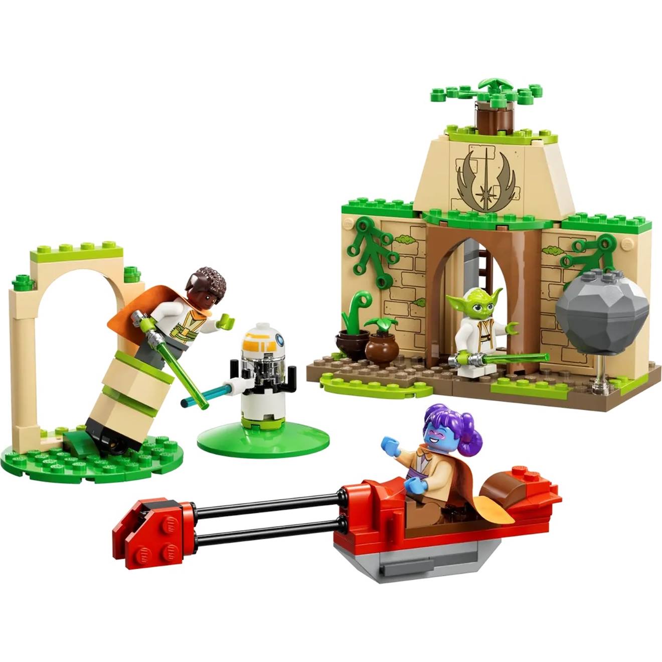 Lego Star Wars le Temple Jedi de Tenoo Multicolore