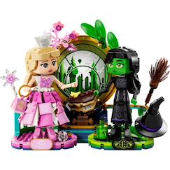 Jouet-Jeux d'imagination-Wicked figurines d'elphaba et de glinda 75682
