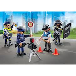 Jouet-Action heroes set métiers de la police : 4 policiers différents 71730