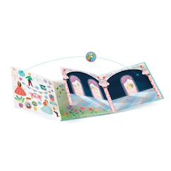 Jouet-Activités artistiques et musicales-Histoires de stickers la vie au château