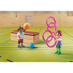 -Duo d'enfants avec matériel de gymnastique 71757