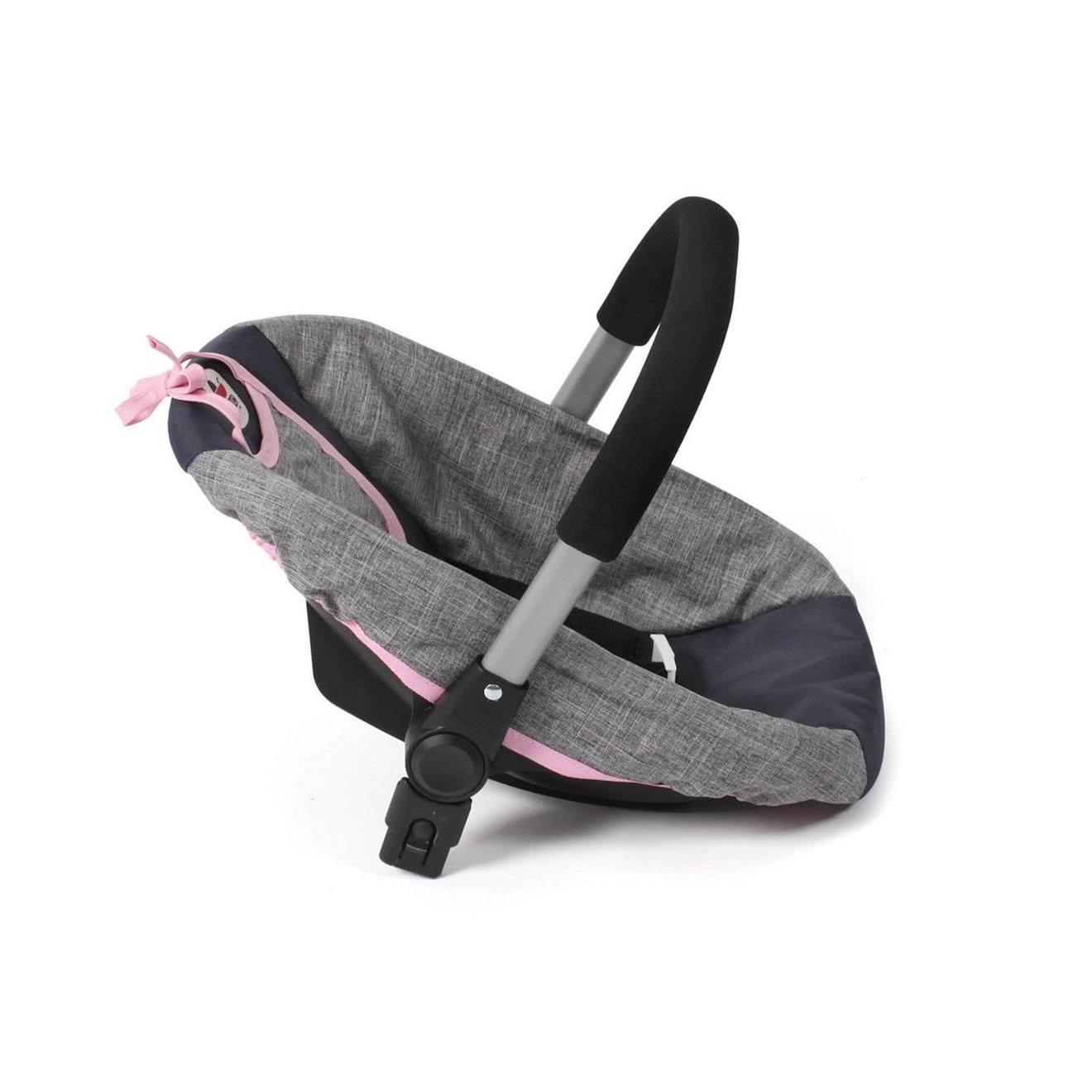 Siège Auto Pour Poupée Avec Adaptateur Jeans Gris-marine Multicolore