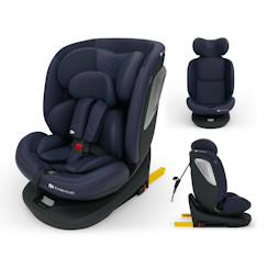 Puériculture-Siège-auto-Siège auto I-GROW 2 PLUS, i-size 4-en-1   40-150 cm pivotant 360°, isofix, top tether, dos et face route, protection latérale, inclinable, ventilation, évolutif 0-12 ans