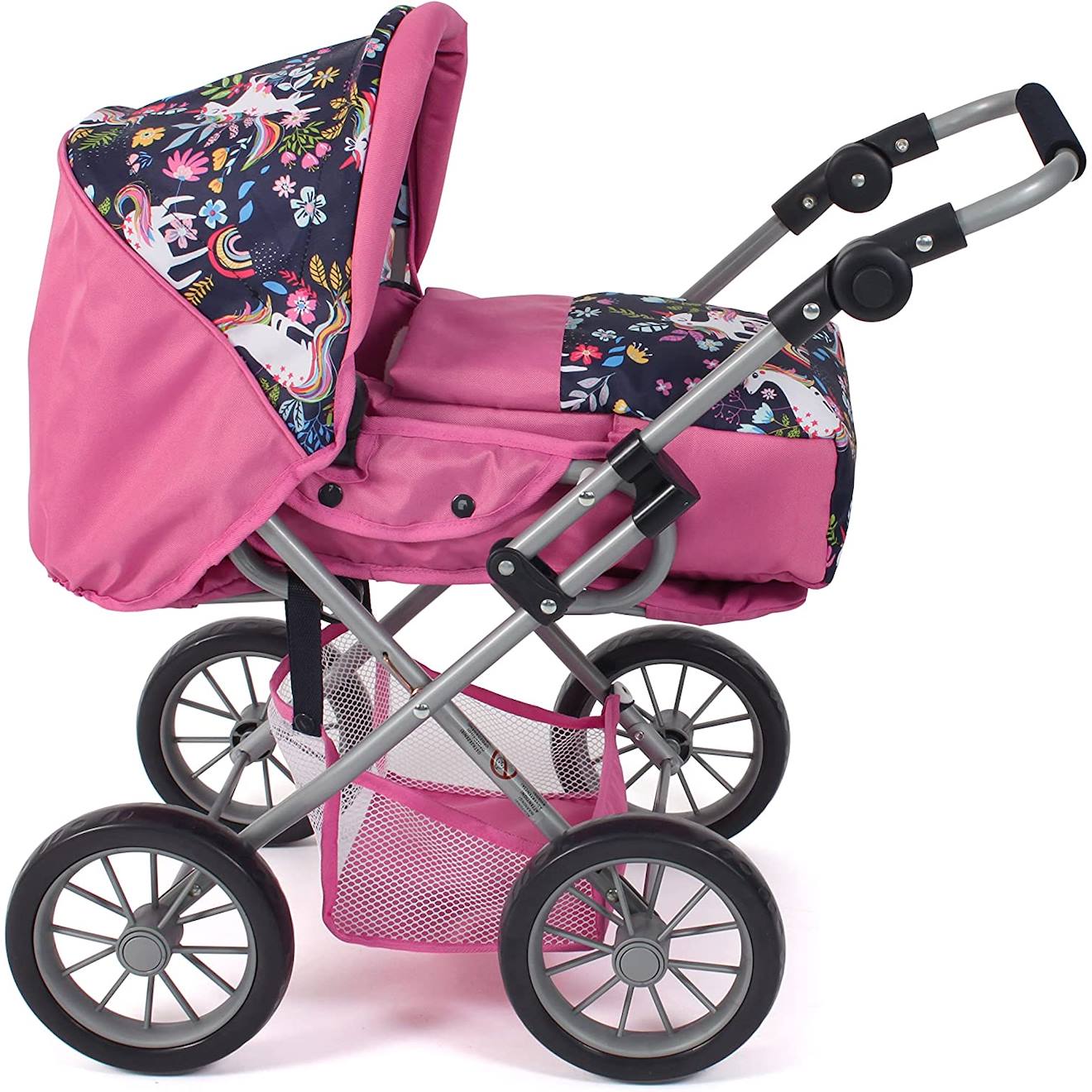 Poussette Combinée Leni Licorne Pour Poupée Multicolore