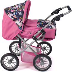 Jouet-Poupons et poupées-Poupées mannequins et accessoires-Poussette combinée leni licorne pour poupée