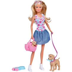 -Steffi love poupée mannequin promenade chien