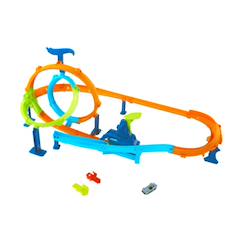 Jouet-Jeux d'imagination-Hot wheels piste looping cyclone-circuit et voiture