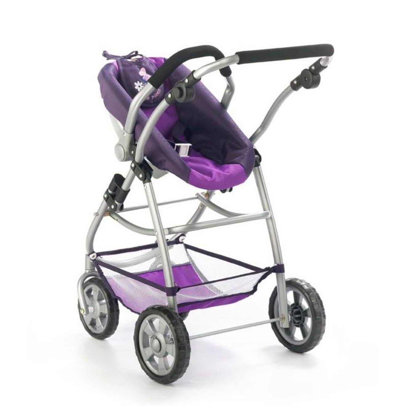 La Poussette Combinée 3 En 1 Emotion all In Pour Poupons Violet