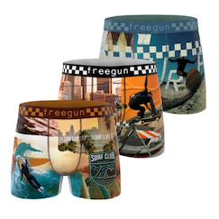 Lot de 3 boxers  california vibes  - vertbaudet enfant