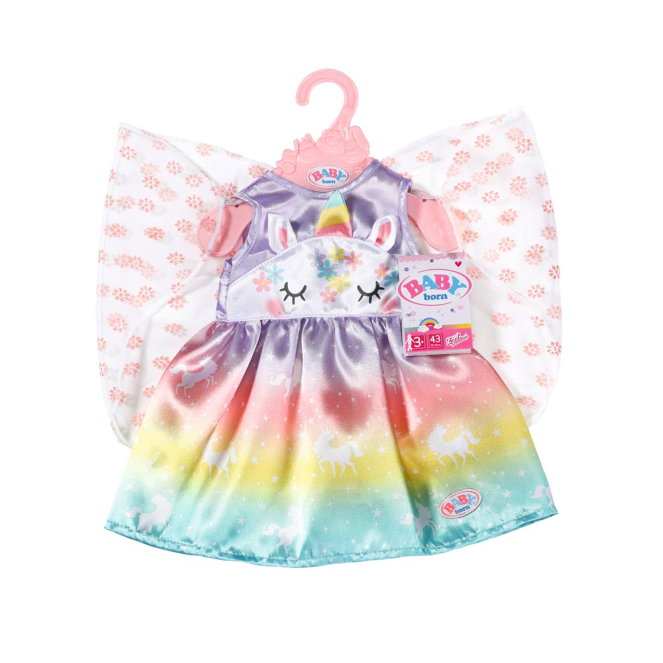 Baby Born Tenue Papillon 43 Cm Multicolore