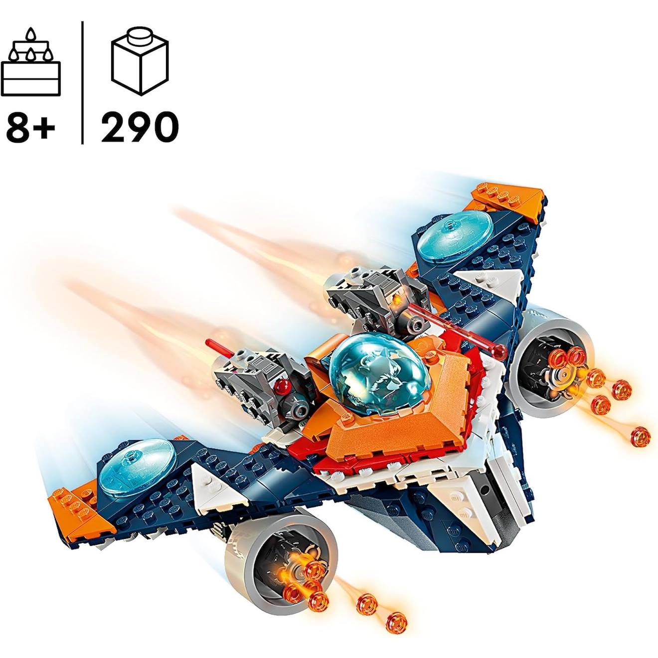 Lego Marvel - Le Vaisseau Spatial De Rocket Contre Ronan - 76278 Multicolore Lego Marvel - Le Vaisseau Spatial De Rocket Contre Ronan - 76278 Multicolore