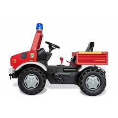 Jouet-Jeux de plein air-Rollyunimog fire truck avec frein et lumières