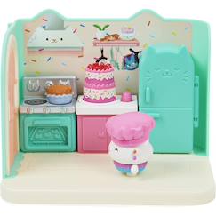 Jouet-Poupons et poupées-Poupées mannequins et accessoires-La maison de poupée de gabby's dollhouse - chambre de luxe - la cuisine de cakey