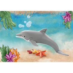 Jouet-Jeux d'imagination-Figurines, mini mondes, héros et animaux-Wiltopia dauphin 71051