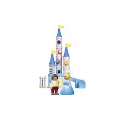 Jeujura Castello Forte E Catapulta - 270 Pezzi In Legno, Gioco Di Costruzione Per Bambini 5+ Anni