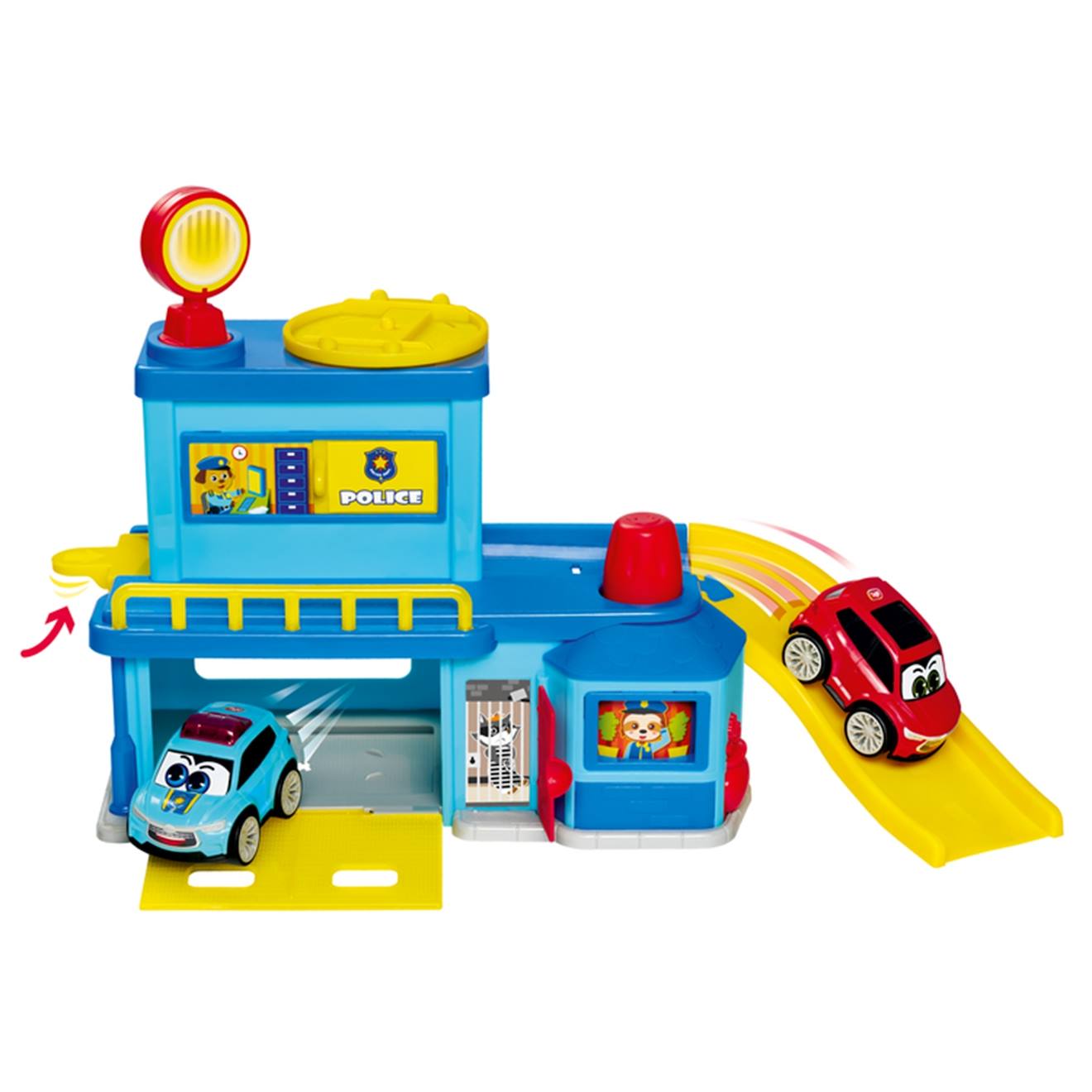 Happy Poste De Police Multicolore