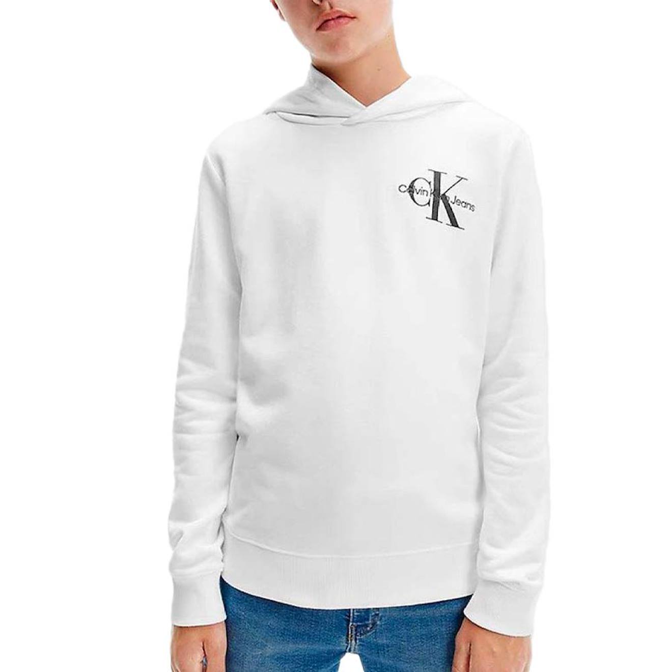 Sweat Garçon À Capuche Small Blanc