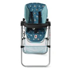 Jouet-Poupons et poupées-Poupées mannequins et accessoires-Bayer chic 2000 chaise haute pour poupées - étoile turquoise