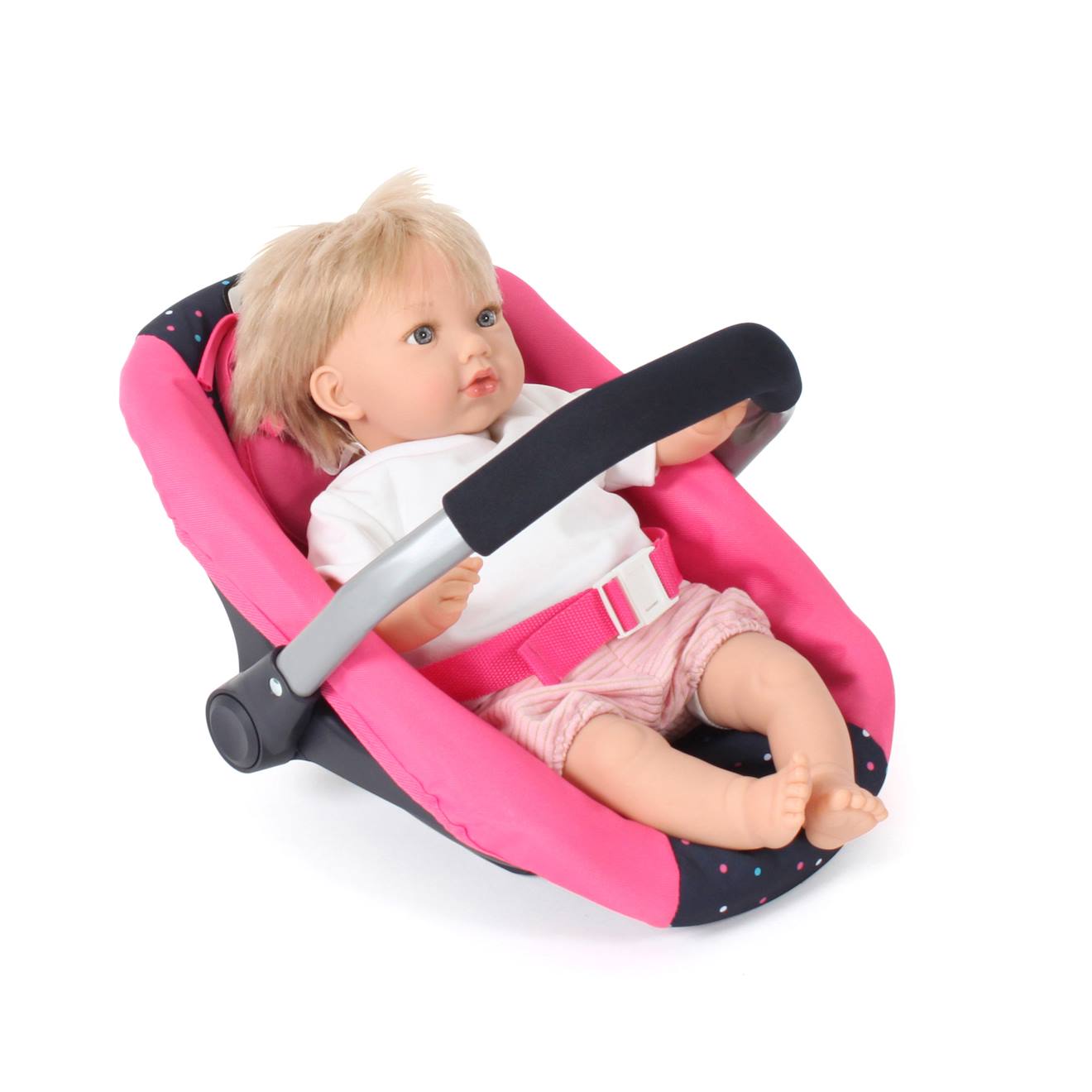 Siège Auto Pour Poupées Rose